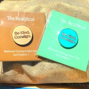 TheRealReal Enamel Pins